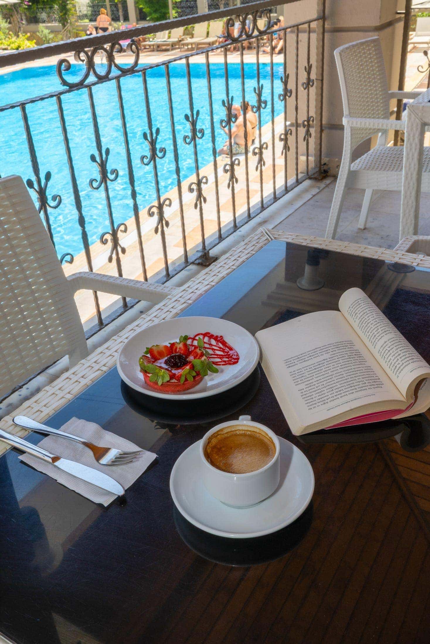 Sarıtaş Hotel open buffet breakfast and treats — all-inclusive