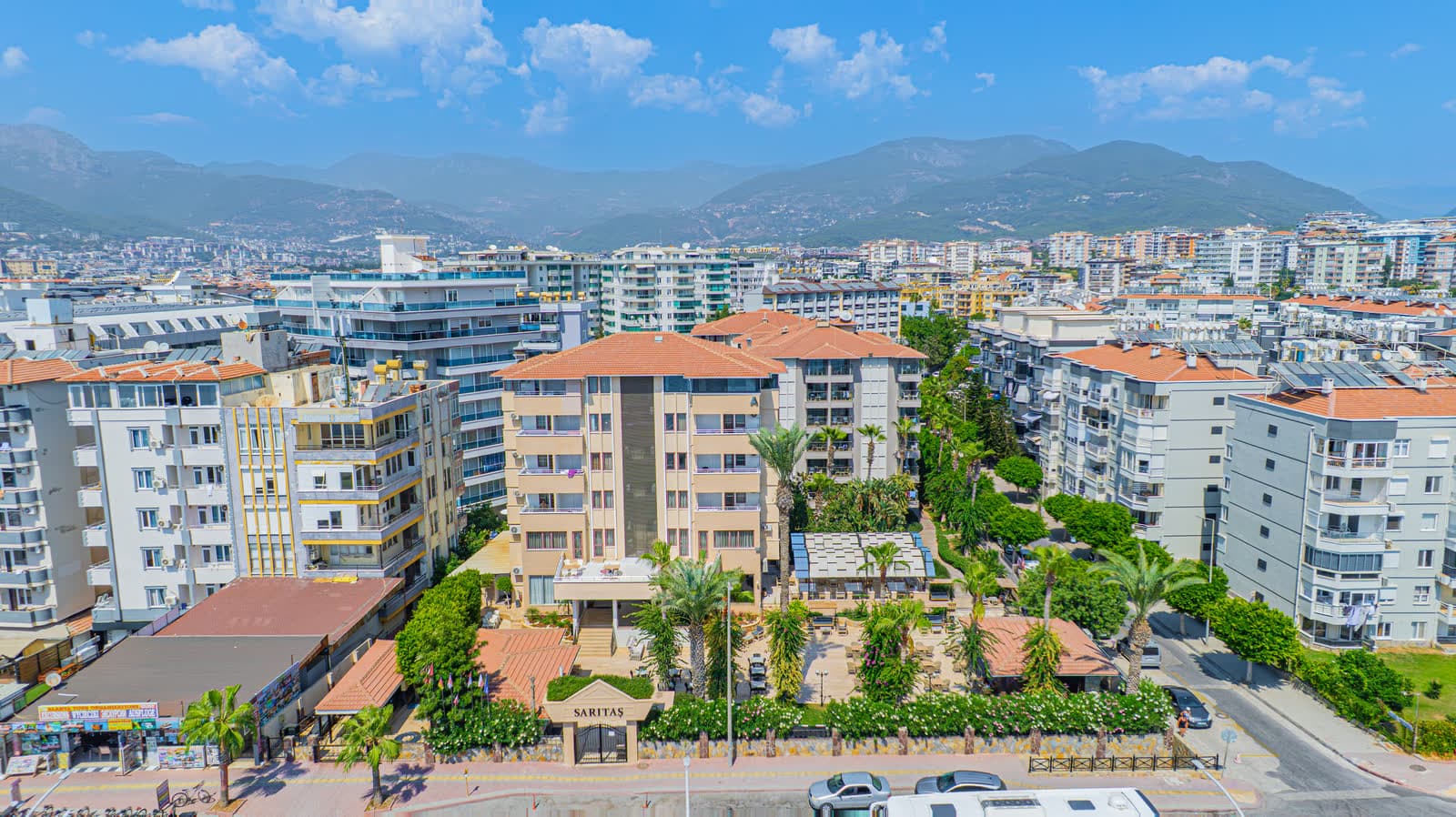 Sarıtaş Hotel from above